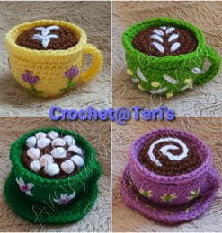 Cafe Time Cuppas (Pincushions)