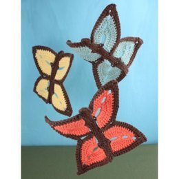 Summer Butterfly Dishcloth