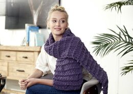 Garter Scarf in Bernat Alize Blanket-EZ - Downloadable PDF Garter Scarf in Bernat Alize Blanket-EZ - Downloadable PDF