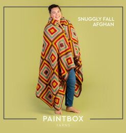 Snuggly Fall Afghan - Free Blanket Crochet Pattern For Home in Paintbox Yarns Simply DK by Paintbox Yarn