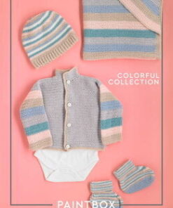 Colorful Collection - Crochet Pattern For Babies in Paintbox Yarns Baby DK by Paintbox Yarns