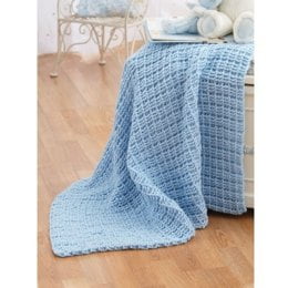 Crochet Blanket in Bernat Baby Coordinates Solids