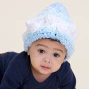 RED HEART SNOWSTORM BABY HAT