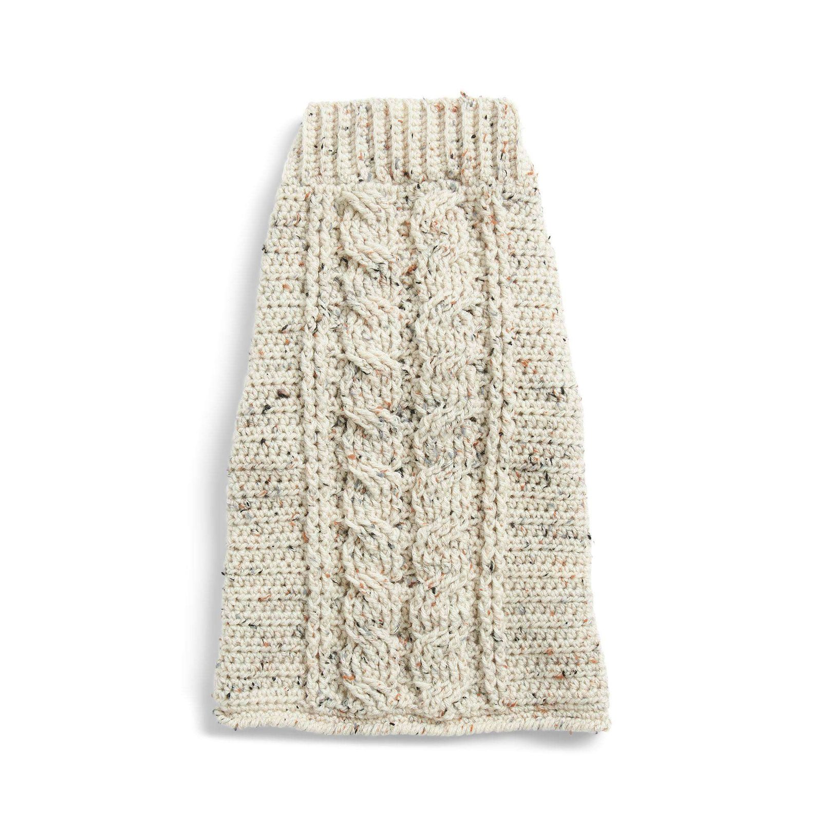 RED HEART CROCHET CABLES DOG COAT Bepatterns