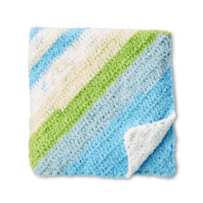 BERNAT EARN YOUR STRIPES BABY BLANKET - Bepatterns