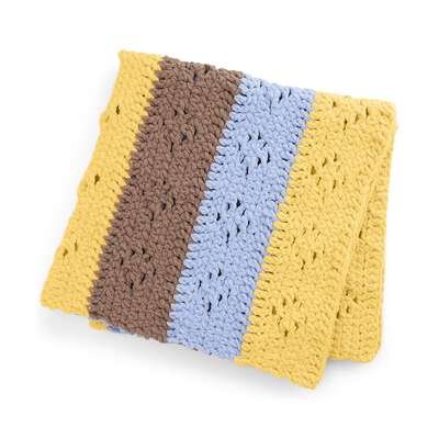 Bernat Baby Stripe Blanket Crochet Kit