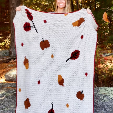 Crochet Autumn Breeze Blanket