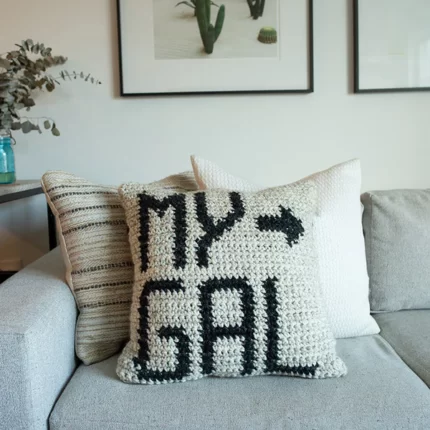 My Guy Pillow crochet