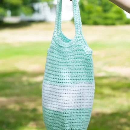 Striped Bubble Tote (Crochet)