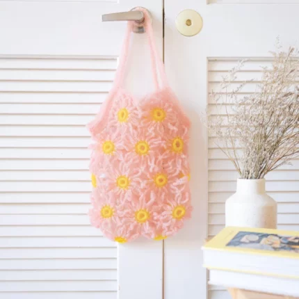 Daisy Flowers Bag (Crochet)