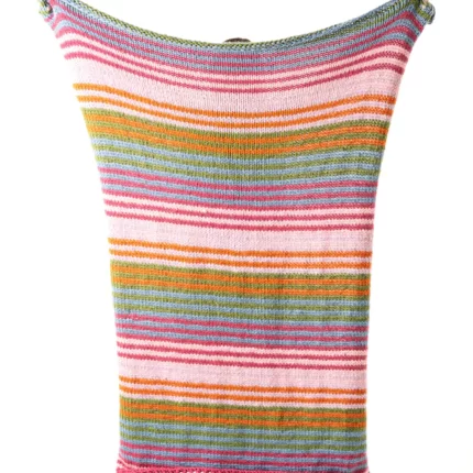 Mixed Stripe Throw (Knit)