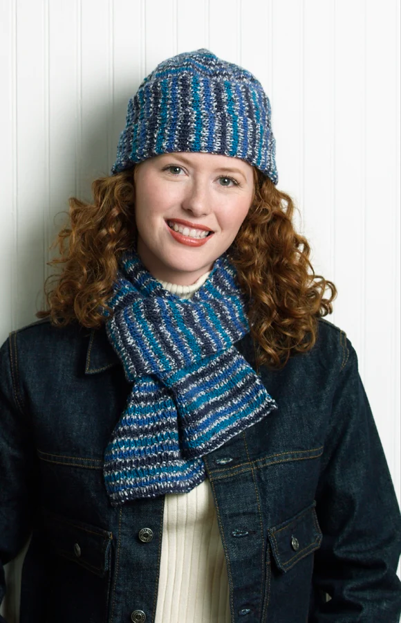 Rib Knit Hat and Scarf Pattern - Free Crochet patterns