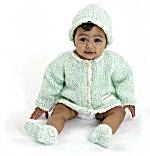 Homespun Baby Set Pattern (Knit)