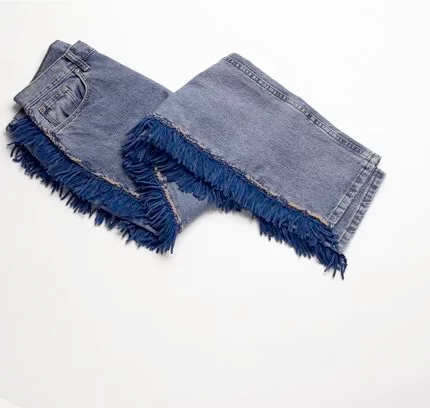 Fringed Jeans Embellishment Pattern (Crochet)