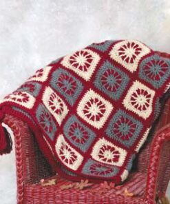 Crochet Burst of Color Afghan Pattern
