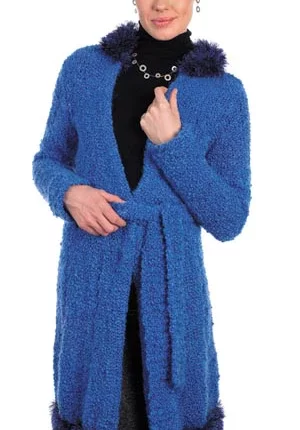 Knit Blue Note Coat Pattern (Knit)