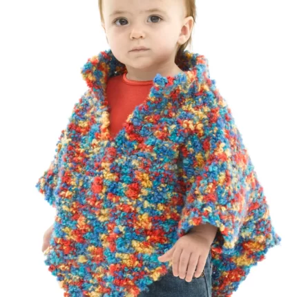 Knitted Baby Poncho (Knit)