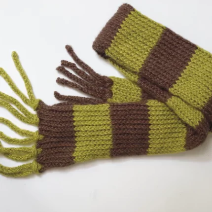 Knifty Knitter Child's Striped Scarf Pattern (Knit)