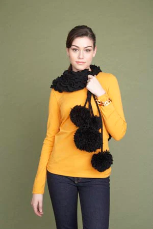 60711_600x Pom Pom Scarf Pattern (Knit) - Version 3