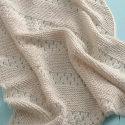 Treasured Heirloom Baby Blanket Pattern (Knit)