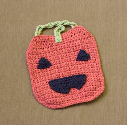 Jack O Lantern Bib Pattern (Crochet)