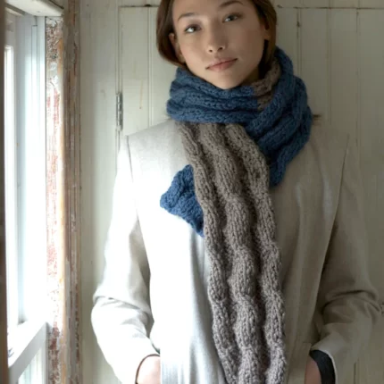 Reversible Cabled Scarf Pattern (Knit)