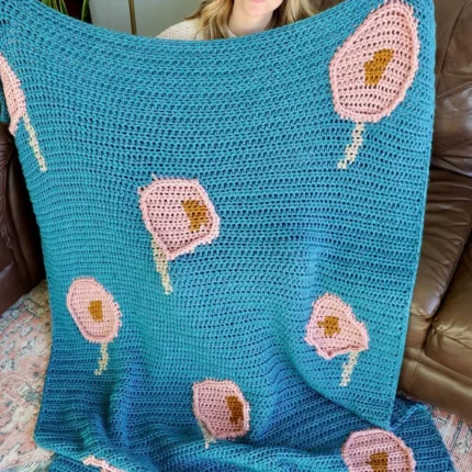 Poppy Flower Blanket (Crochet)