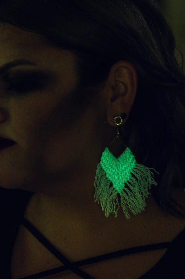 Macrame Halloween Earrings (Craft) Macrame Halloween Earrings (Craft)