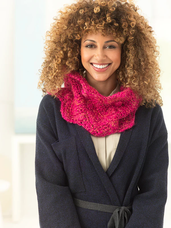 Bobble Ripple Cowl - Free Crochet patterns