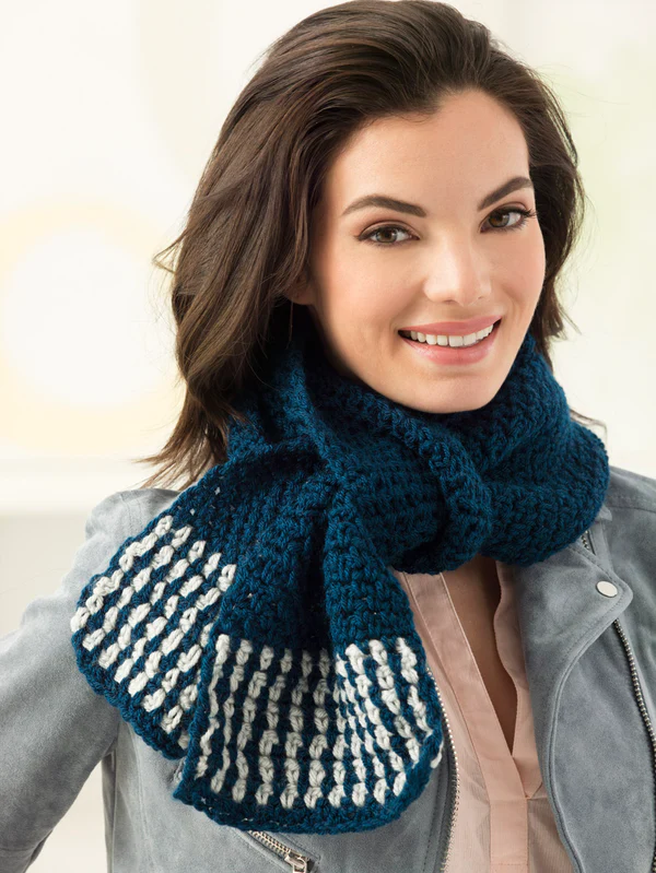 Two Color Scarf