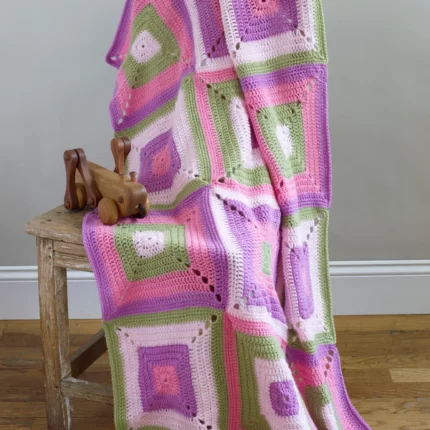Baby Blocks Throw Pattern (Crochet)