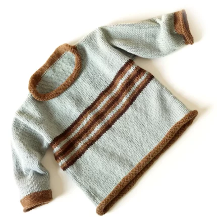 Knit Coastal Stripe Pullover Pattern (Knit)