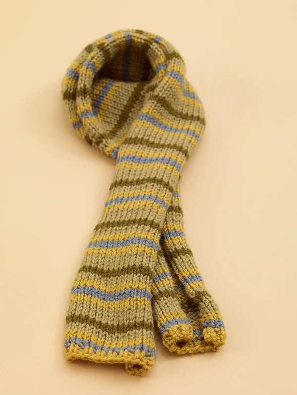 Striped Scarf (Knit) - Version 4