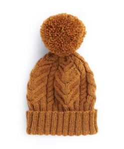 PATONS GLENDON CABLE KNIT HAT