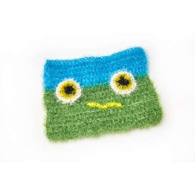 RED HEART SHINY SCRUBBY MONSTER RED HEART SHINY SCRUBBY MONSTER