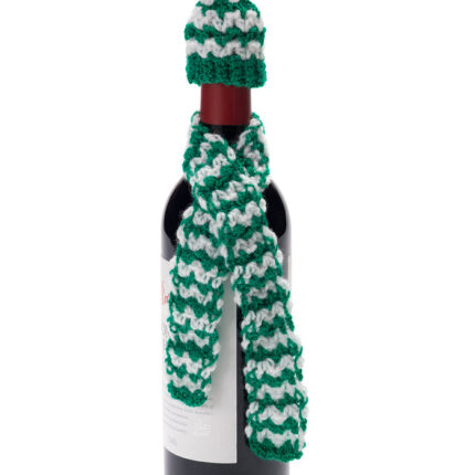 Wine Bottle Hat And Scarf