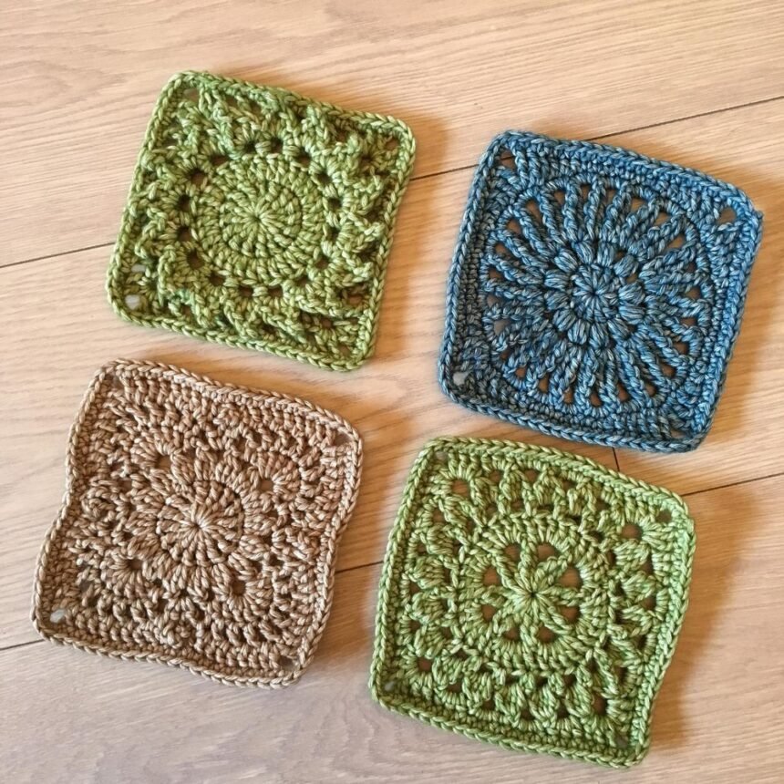 crochet coaster Bepatterns