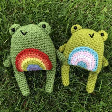 Crochet Pride Frog
