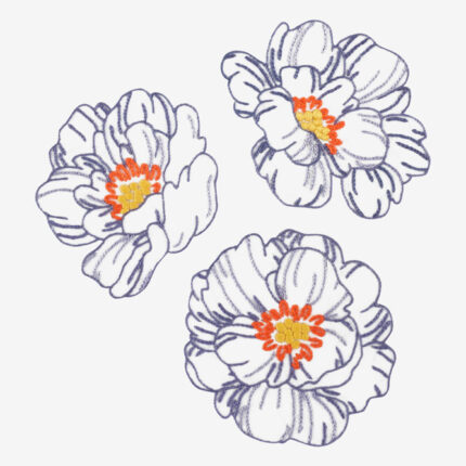 Midnight Anemone Embroidery