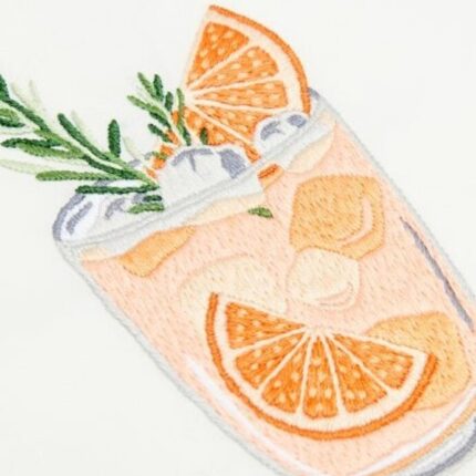 Grapefruit Spritz Embroidery pattern