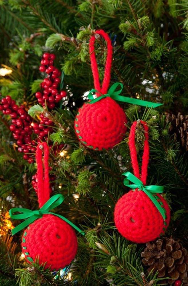 Crochet Ball Ornaments