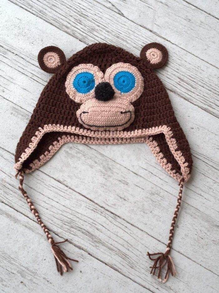 Crochet Monkey Hat