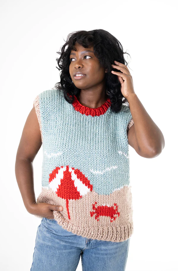 Beach Scene Vest Beach Scene Vest