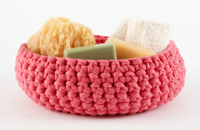 Large Crocheted Bowl