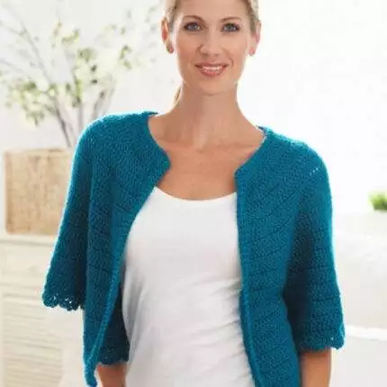 "Crochet Cape Sleeve Cardigan: Stylish and Cozy DIY Pattern"