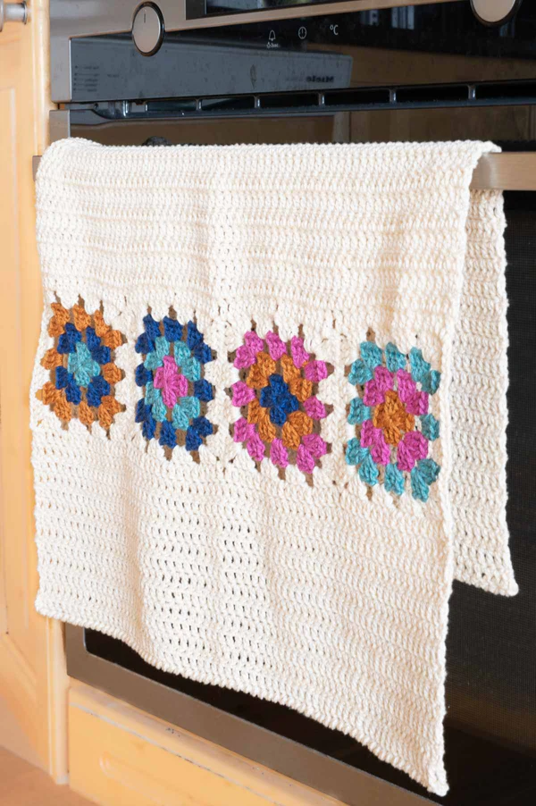 Granny Square Dish Towel Granny Square Dish Towel