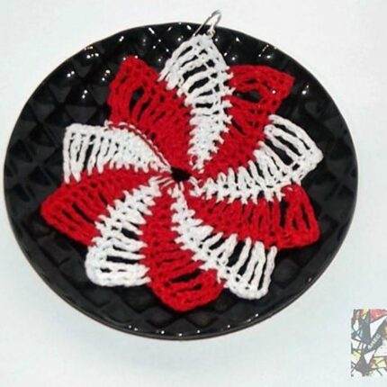 Free crochet Spiral Flower pattern
