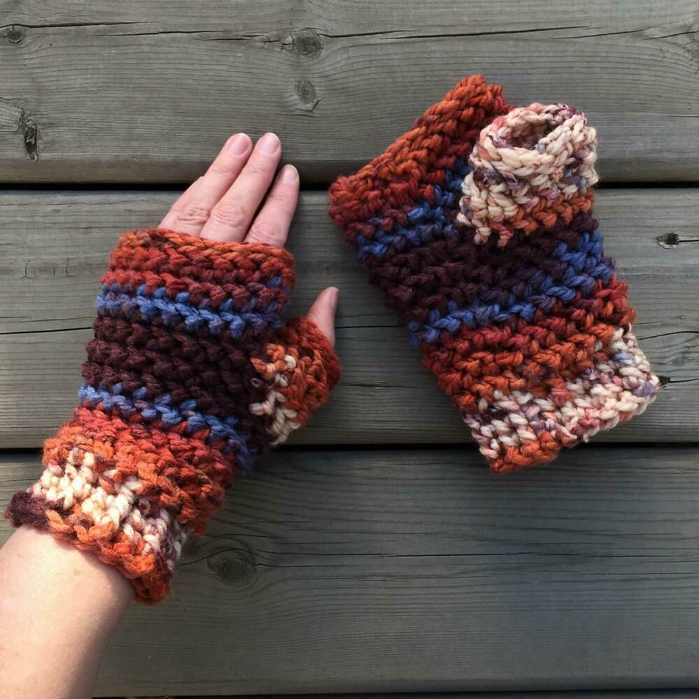 Crochet Stylish Fingerless Gloves: A Beginner's Guide