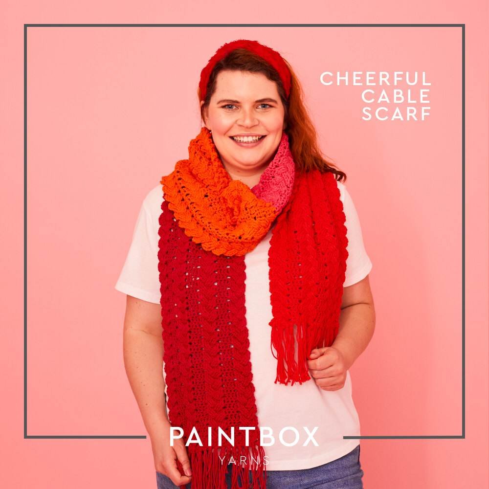 Cable Scarf: Cable Scarf: