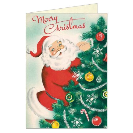 Paper Christmas Santa Card Set